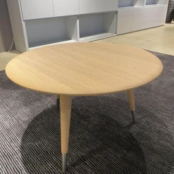 Gramrode Möbelfabrik Couchtische|Beistelltisch AK 2520 Eiche Weiß Geölt Beine Mit Stahlmantel