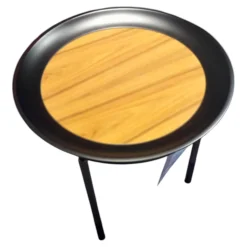 Giorgetti Beistelltische|Beistelltisch Athene Nussbaum ACS Gebeizt Lackiert