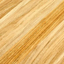 Gloster Beistelltische|Beistelltisch Blow Low Platte Teak Gestell Keramik Glasiert Smoke Grau