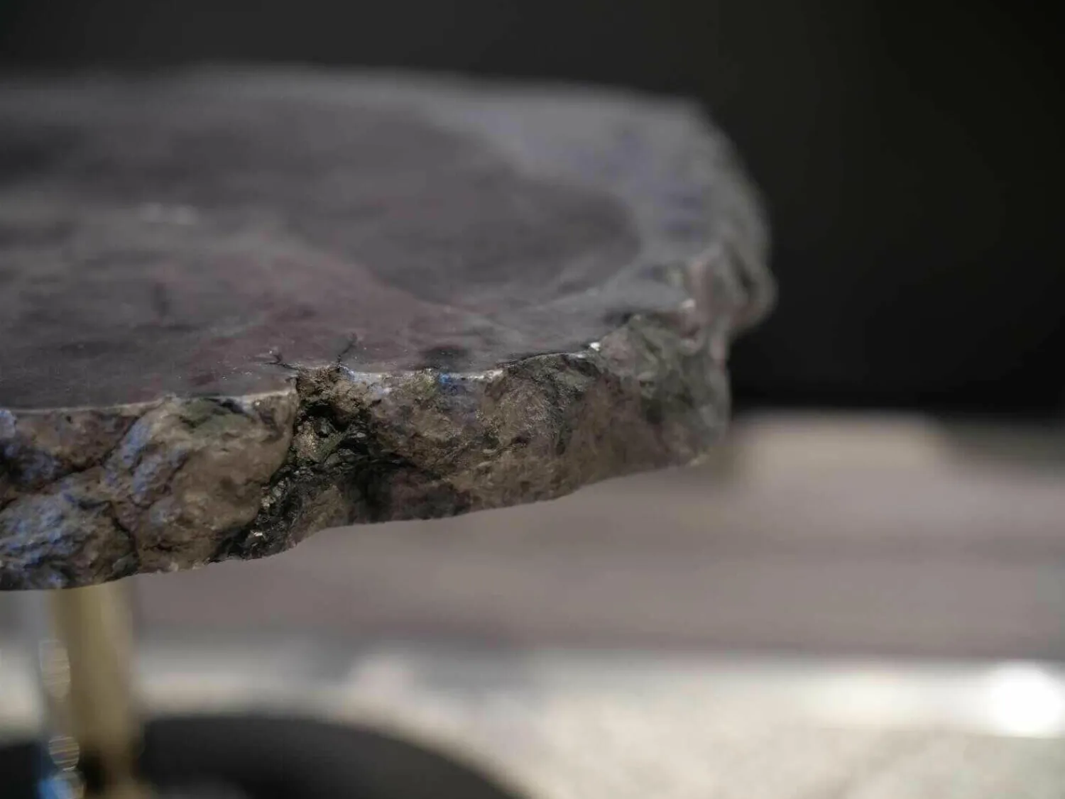 Edra Beistelltische|Beistelltisch Cicladi Alabaster Nero Black