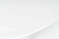 Zanotta Beistelltische|Beistelltisch Doris 6535 Hochglanzlack Weiss RAL 9016 Rahmen Stahl Fuß Und Platte Lackiertem Holz