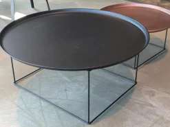 B&B Italia Couchtische|Beistelltisch Fat-Fat Stahl Schwarz Lackiert