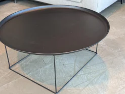 B&B Italia Couchtische|Beistelltisch Fat-Fat Stahl Schwarz Lackiert