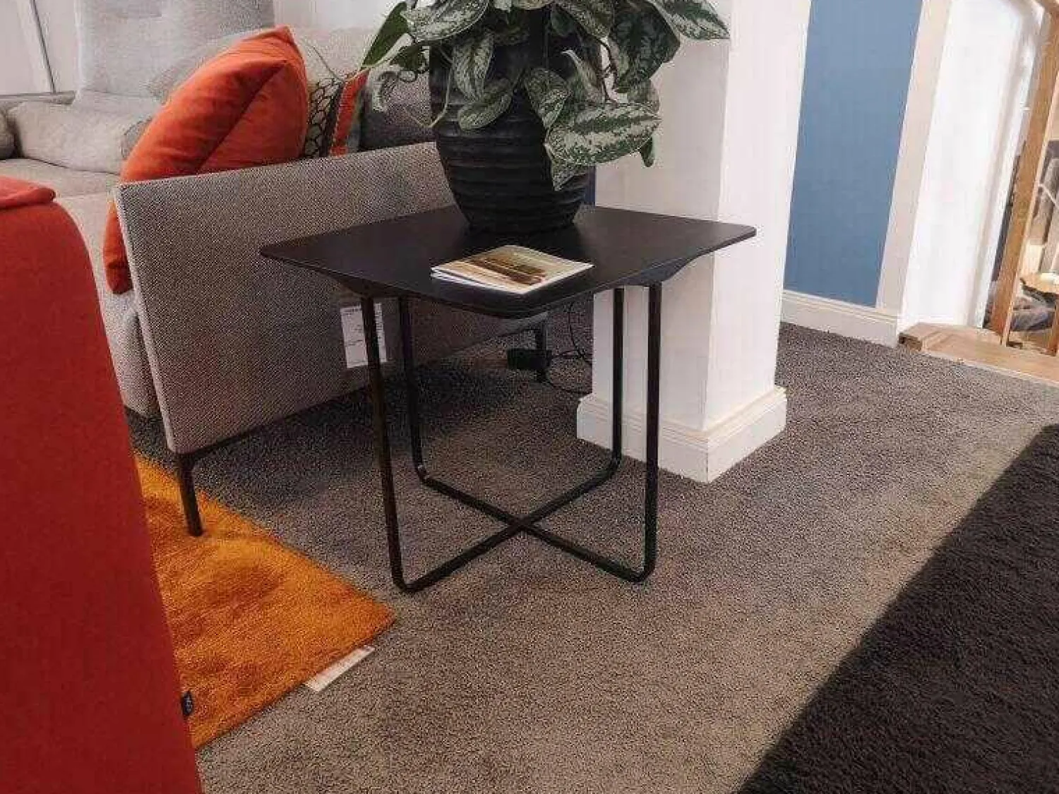 Montis Beistelltische|Beistelltisch Flint Esche Schwarz Gebeizt