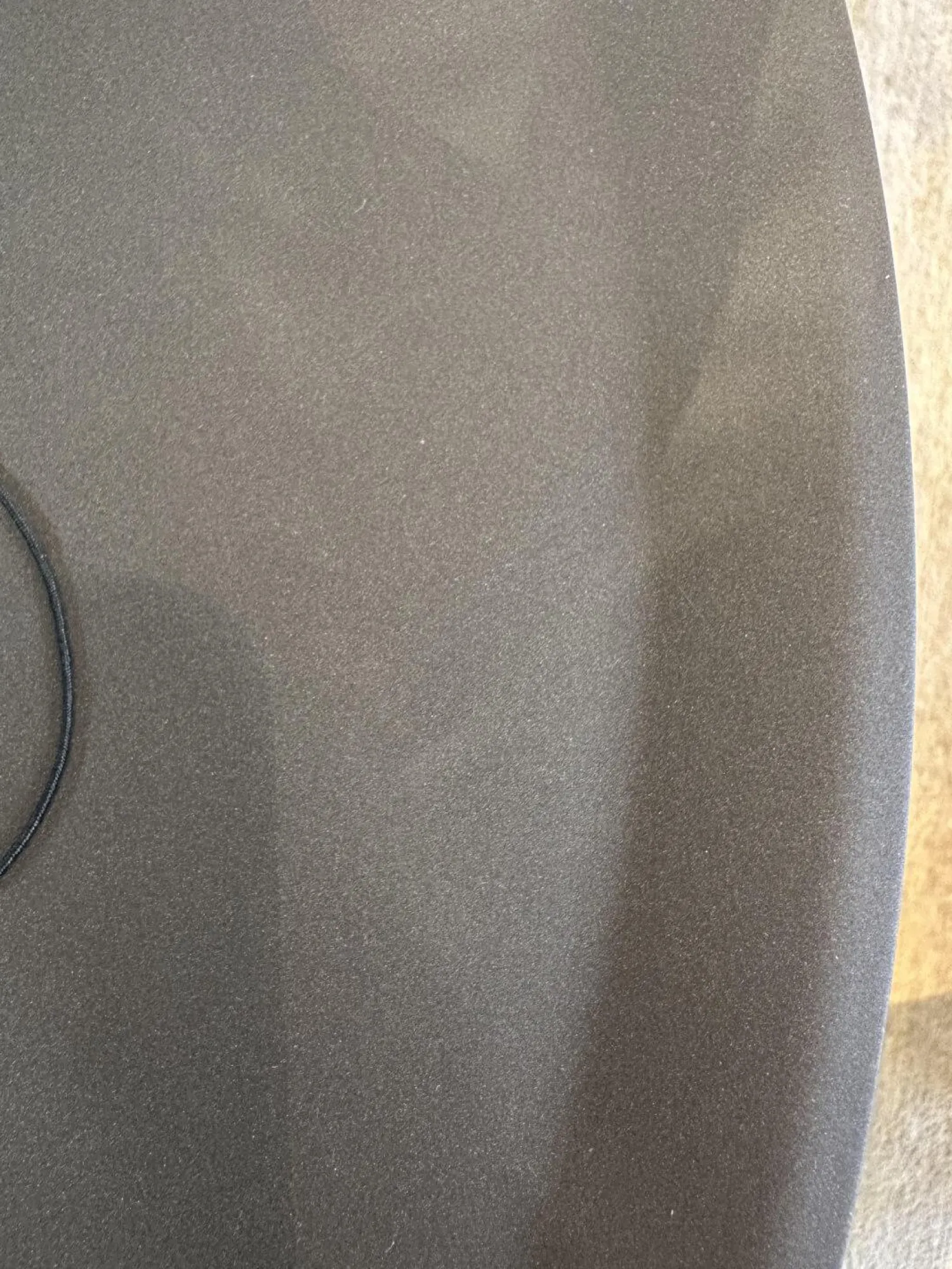 Walter Knoll Beistelltische|Beistelltisch Foster Rund Platte Stahl Matt Pulverbeschichtet Bronze Schwarz Säulenfuß Nussbaum Massiv Geölt