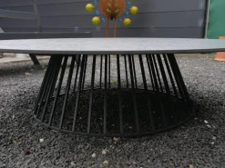 Solpuri Gartentische|Beistelltisch Grid HPL Standard Gestell Aluminium Anthrazit