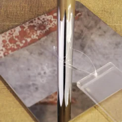 Minotti Beistelltische|Beistelltisch Kyle Platte Gebürstetes Eichenholz In Farbe Mokka Lackiert