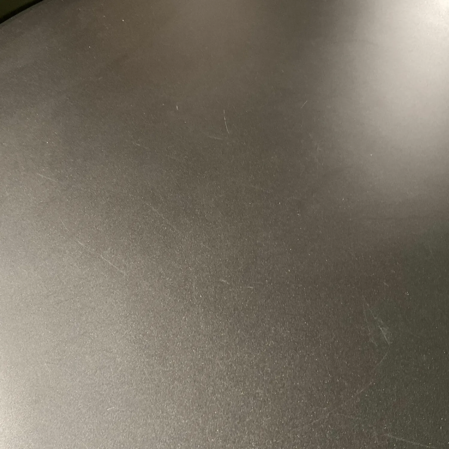 B&B Italia Beistelltische|Beistelltisch Lady Fat Leder Beta Nero Schwarz Platte Stahl Schwarz Lackiert