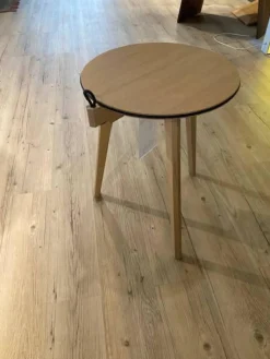 Team 7 Beistelltische|Beistelltisch Nachttisch Hi Eiche Weiß Geölt