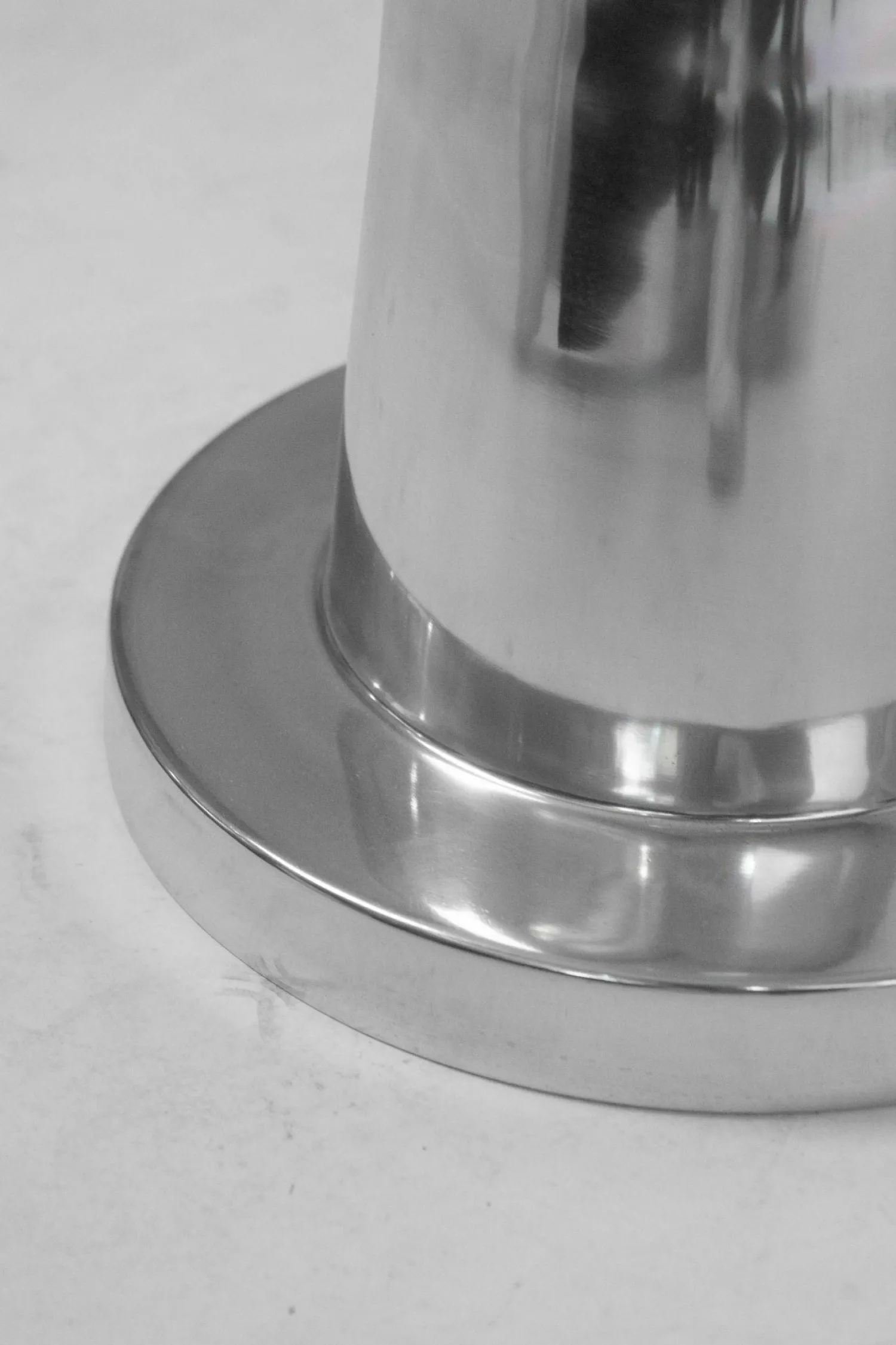 Gervasoni Beistelltische|Beistelltisch Next 142 Gussaluminium Poliert