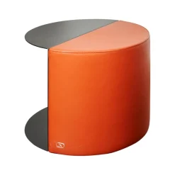 De Sede Beistelltische|Beistelltisch Nieder 62 Bezug Leder 24 Select 148 Maine Gestell Stahl Schwarz Beschichtet