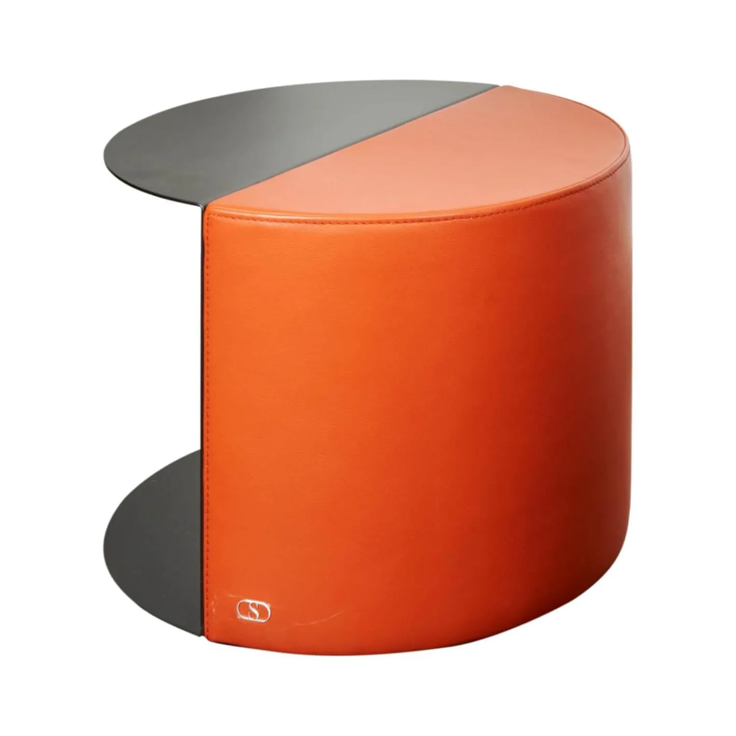 De Sede Beistelltische|Beistelltisch Nieder 62 Bezug Leder 24 Select 148 Maine Gestell Stahl Schwarz Beschichtet