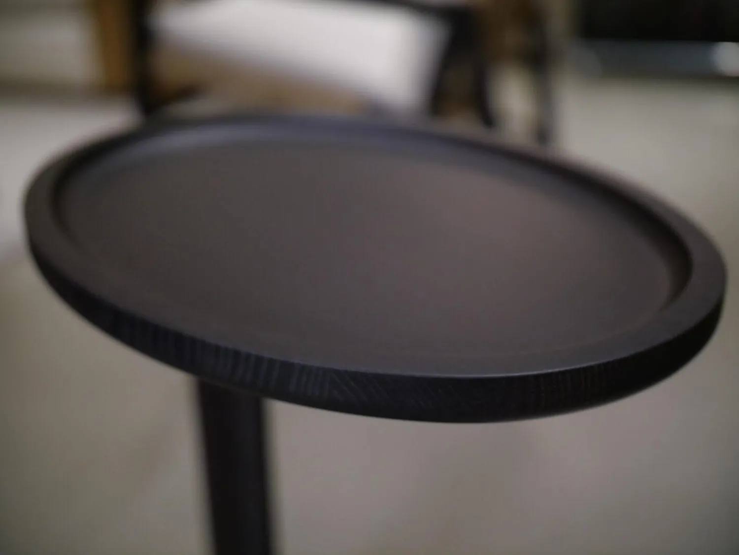 Flexform Beistelltische|Beistelltisch Oliver Esche Braun Gebeizt