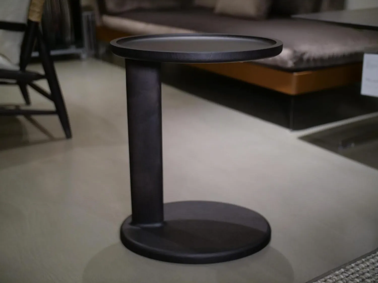 Flexform Beistelltische|Beistelltisch Oliver Esche Braun Gebeizt