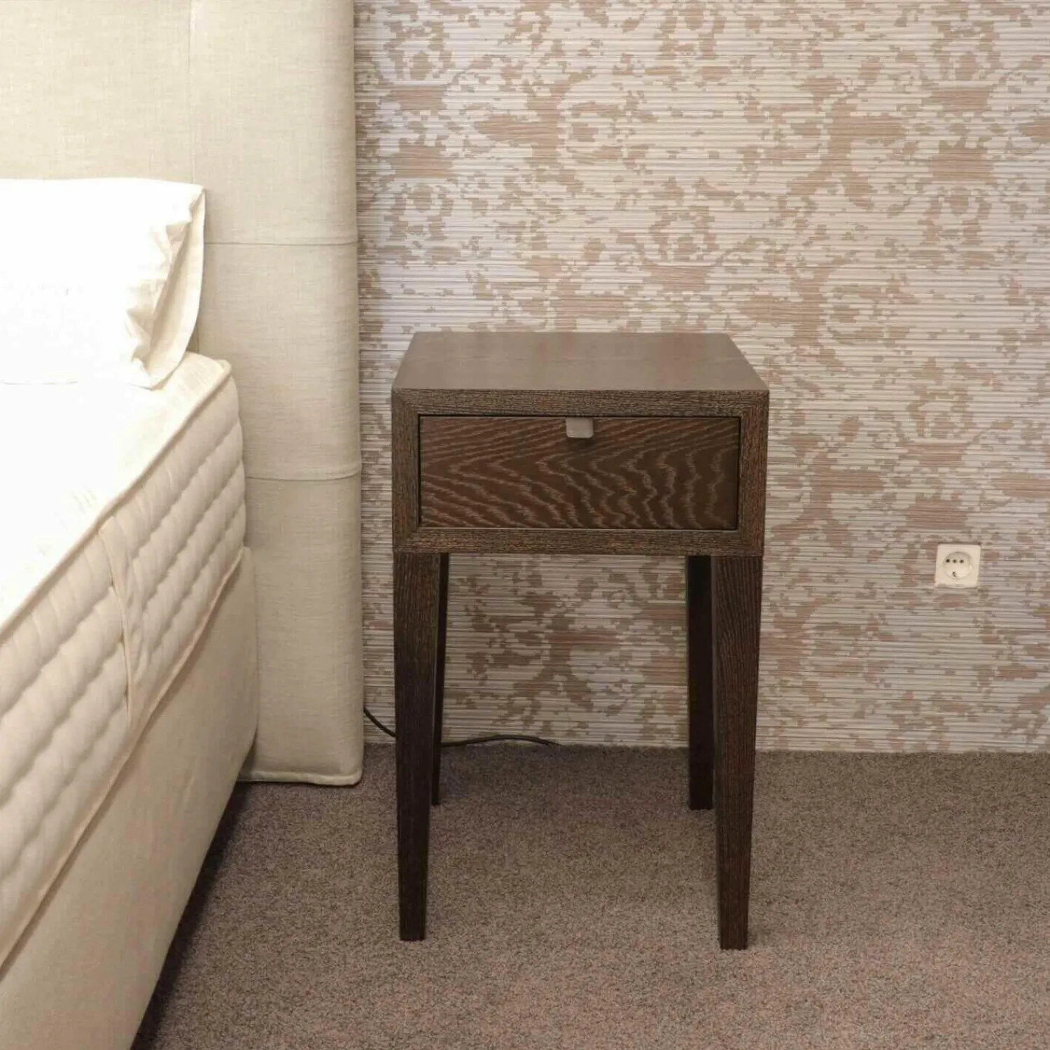 Schramm Beistelltische|Beistelltisch Oskar Eiche Wengefarbig