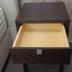 Schramm Beistelltische|Beistelltisch Oskar Eiche Wengefarbig