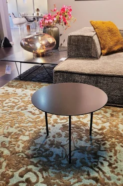 COR Beistelltische|Beistelltisch Sting 3805 Platte F05 Schwarz Feinstruktur Metallgestell MP 210 F05 Schwarz