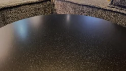 COR Beistelltische|Beistelltisch Sting 3805 Platte F05 Schwarz Feinstruktur Metallgestell MP 210 F05 Schwarz