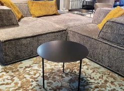 COR Beistelltische|Beistelltisch Sting 3805 Platte F05 Schwarz Feinstruktur Metallgestell MP 210 F05 Schwarz