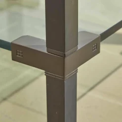 Ghyczy Beistelltische|Beistelltisch T 55D Messing Schwarz Patiniert