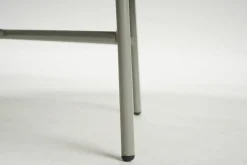 Moroso Beistelltische|Beistelltisch Tia Maria A MDF Matt Lackiert Steingrau Gestell Stahl