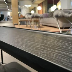 Cassina Beistelltische|Beistelltisch Torei Rechteckig Esche Schwarz