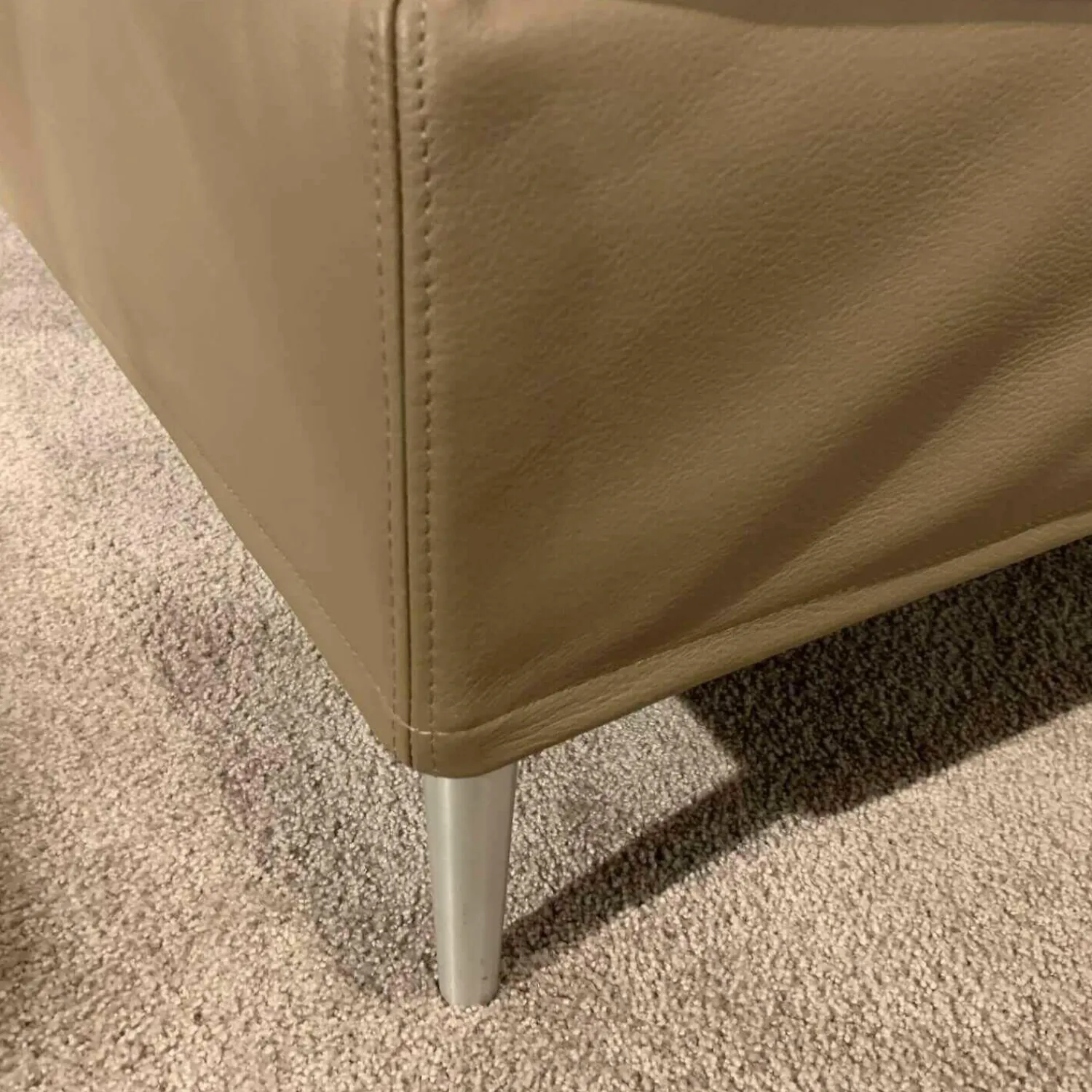 Möller Design Boxspringbetten|Bett Bohemian Leder Monza Braun mit Matratze H1/H2