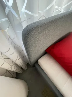 Hasena Polsterbetten|Bett Ciara 7121 218 Stoff Kitana Aqua Himmelblau Grau Blau Füße Fasio Anthrazit ohne Rost ohne Matratzen