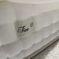 Schramm Polsterbetten|Bett Cleo Origins Complete Stoff Maxim 2130 Wollweiß Füße Metall Weiß Getaucht Inklusive 2 Matratzen