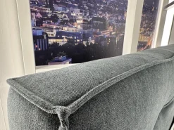 Femira Boxspringbetten|Bett Couture Stoff 8675 Blau mit 2 Matratzen Topper Plaid