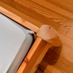 Holzschmiede Polsterbetten|Bett Diogenes Zirbe Roh Ohne Matratzen Und Ohne Lattenrost