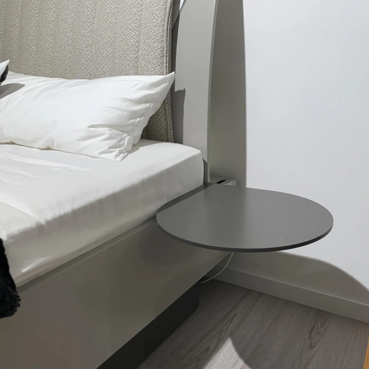 Interlübke Polsterbetten|Bett Izzy M23 Muschel Lackiert Matt 180x200 mit Unterfederungen und Matratzen