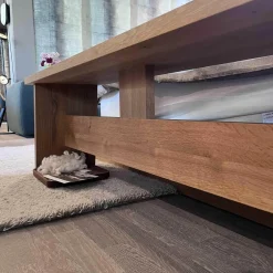 e15 Polsterbetten|Bett Massivholz Europäische Eiche Geölt Mit Bank Und Beistelltisch