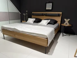 Rodam Ganze Schlafzimmer|Bett Nesuto Mit Beistelltisch Loup Und Nachtschrank Nesuto Eiche Geölt Und Gewachst Mit Nackenrolle Ohne Matratze Und Lattenrost