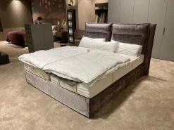 Schramm Boxspringbetten|Bett Origins Complete Fold Stoff Emil-090-Lavendel Violett ohne Matratze