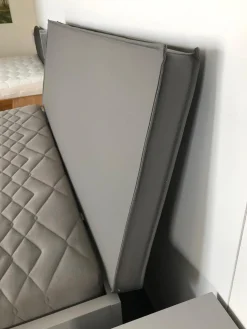 Nolte Polsterbetten|Bettanlage Concept Me 500 S9 Seidengrau ohne Lattenrost ohne Matratze mit Nachttisch Alegro