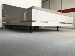 Nolte Polsterbetten|Bettanlage Concept Me 500 S9 Seidengrau ohne Lattenrost ohne Matratze mit Nachttisch Alegro