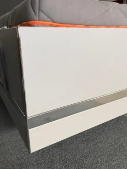 Nolte Polsterbetten|Bettanlage Concept Me 500 S9 Seidengrau ohne Lattenrost ohne Matratze mit Nachttisch Alegro