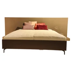 Kettnaker Ganze Schlafzimmer|Polsterbetten|Bettanlange Lack Taupe Beige Braun Ohne Lattenrost Ohne Matratze Sowie Dekoration