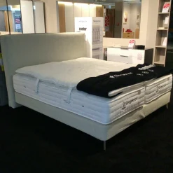 Contur Boxspringbetten|Boxspringbett 4600 Stoff Copenhagen 901 Beige Inklusive Topper Und Matratzen