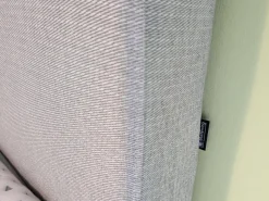 Musterring Boxspringbetten|Boxspringbett Elias Stoff 87017 Mitttelgrau mit Matratze und Topper