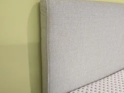 Musterring Boxspringbetten|Boxspringbett Elias Stoff 87017 Mitttelgrau mit Matratze und Topper