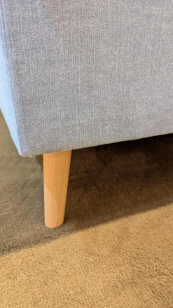 Frankenstolz Boxspringbetten|Boxspringbett Made In Green Königssee Stoff C 3012 Hellblau Füße F10 Buch Inklusive Matratze Gelauflage Integriert Mit 4 Kissen Ohne Plaid