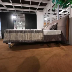 RUF Betten Boxspringbetten|Boxspringbett Santino Stoff 6605 7567 Grau Füße Alufarbig Inklusive Matratzen Und Nachttische