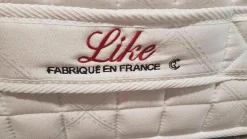 Treca Interiors Boxspringbetten|Boxspringbett Set Smart Volant mit 2 Matratzen Omega Spring H17 und Topper