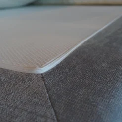 Riposa Boxspringbetten|Boxspringbett Slow 19 Stoff Tin 705 Grau Fuß Holz Grau ohne Matratzen