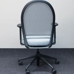 Girsberger Bürostühle|Bürodrehstuhl Marva Gepolstert Grau Gestell Alu Poliert