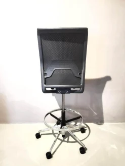 Vitra Bürostühle|Bürostuhl Id Mesh Bezug Sitz Plano Nero Schwarz Rücken Diamond Mesh Nero F30 Schwarz Gestell Edelstahl Mit Rollen Schwarz