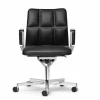 Walter Knoll Bürostühle|Bürostuhl Lead Chair Executive Leder Congress Schwarz Niedriger Rücken