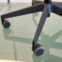 ICF Bürostühle|Bürostuhl Una Plus Bezug Stoff Mesh 01 Nero Schwarz Gestell Nylon Schwarz Struktur 115 Schwarz Mit 5 Stern Fuß Auf Rollen